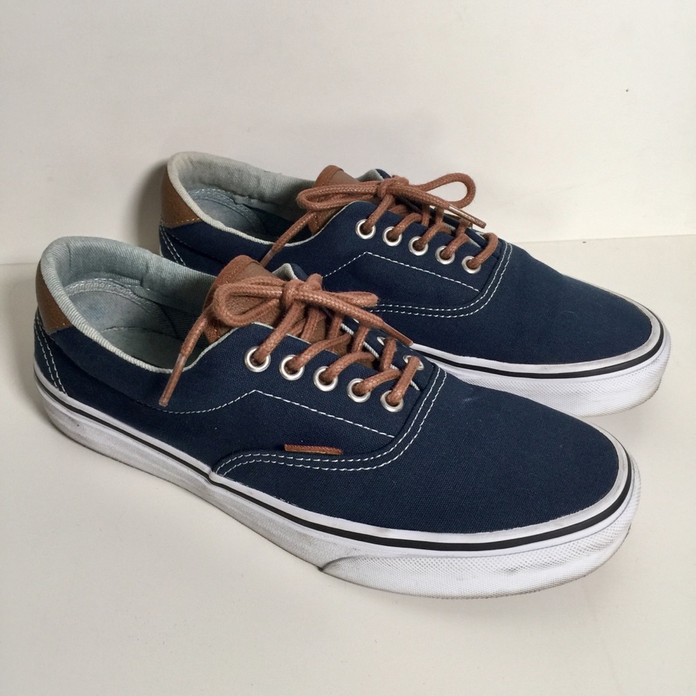 Vans Era T&H Navy Skate Shoe Men 8 Women 9.5